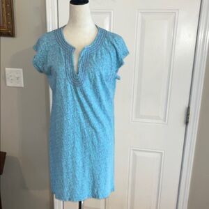 Hiho women’s blue pattered Josie dress size large